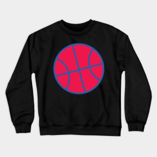 red and blue basketball Crewneck Sweatshirt